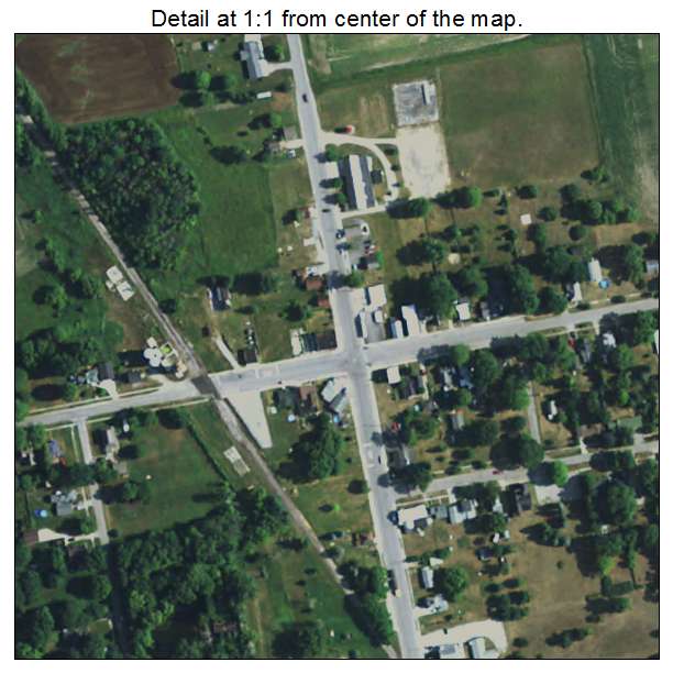 Applegate, Michigan aerial imagery detail