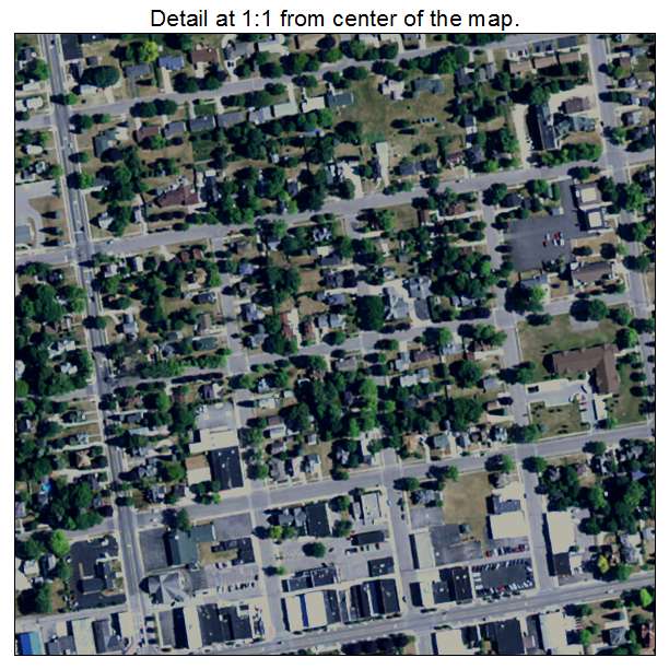 Bad Axe, Michigan aerial imagery detail