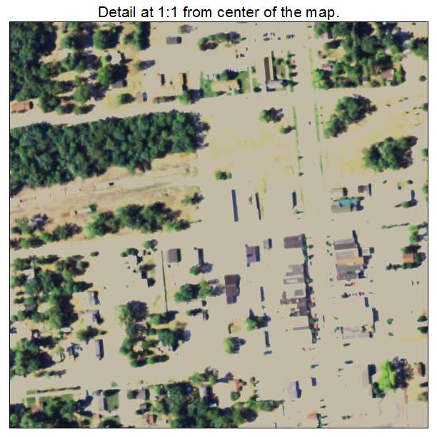 Baldwin, Michigan aerial imagery detail