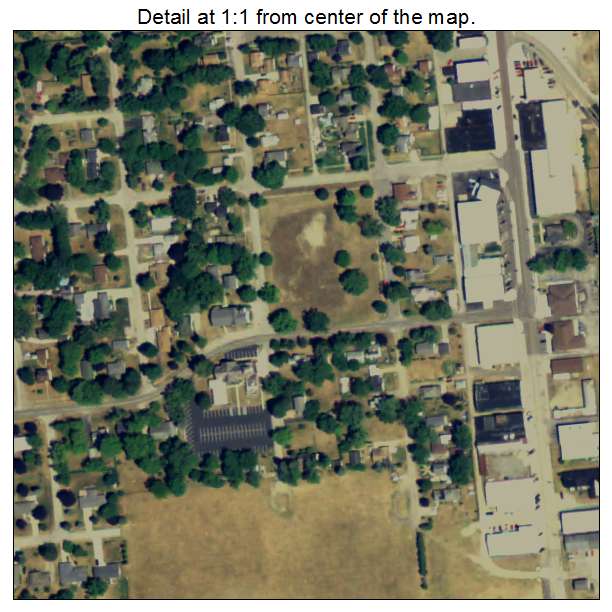 Baroda, Michigan aerial imagery detail