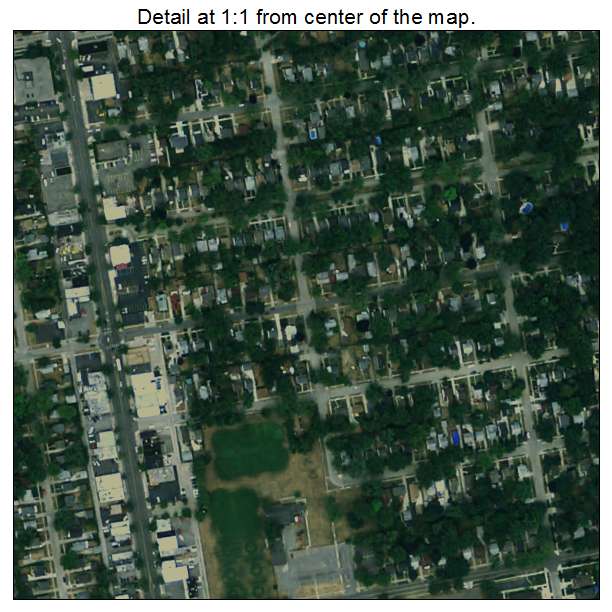 Berkley, Michigan aerial imagery detail