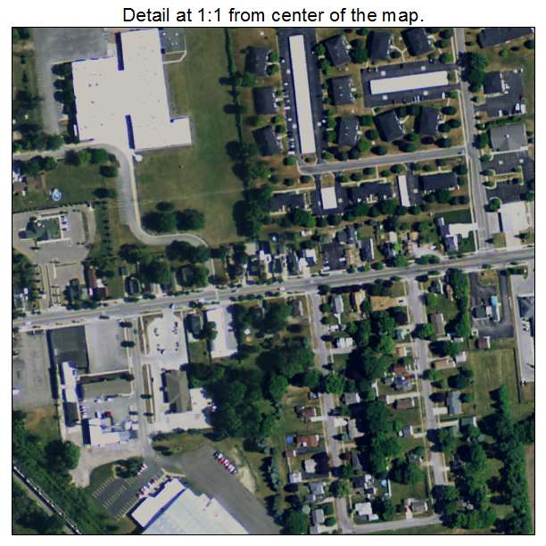 Birch Run, Michigan aerial imagery detail