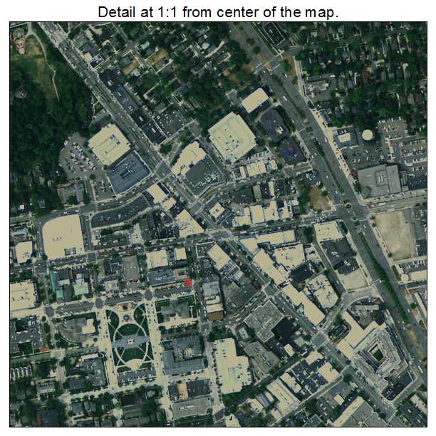 Birmingham, Michigan aerial imagery detail