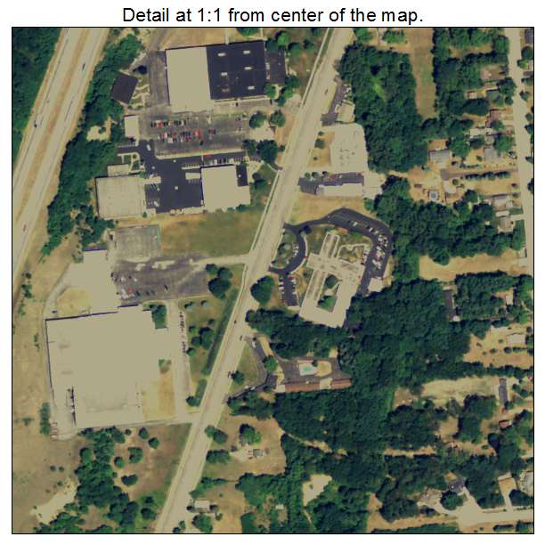 Bridgman, Michigan aerial imagery detail