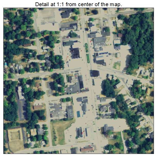 Brooklyn, Michigan aerial imagery detail