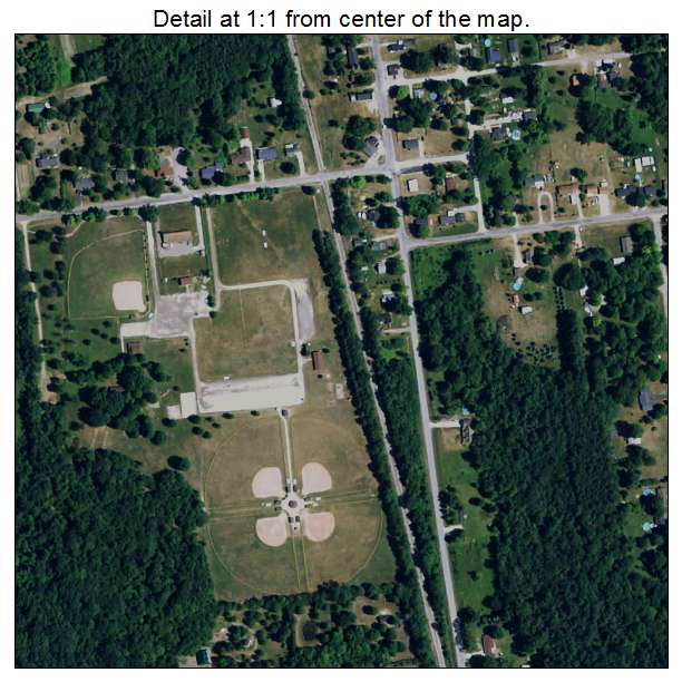 Burt, Michigan aerial imagery detail