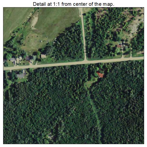 Carney, Michigan aerial imagery detail