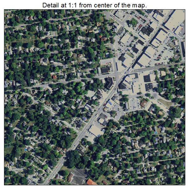 Caro, Michigan aerial imagery detail