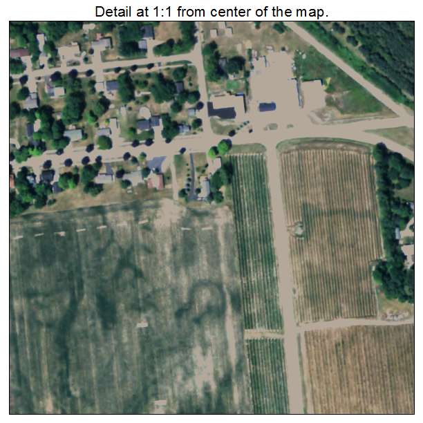 Casnovia, Michigan aerial imagery detail