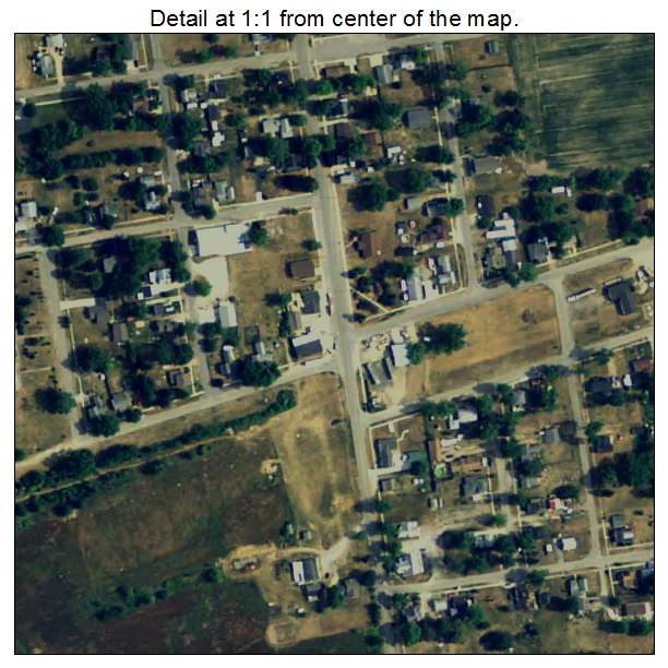 Clayton, Michigan aerial imagery detail