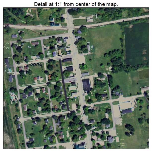 Clifford, Michigan aerial imagery detail