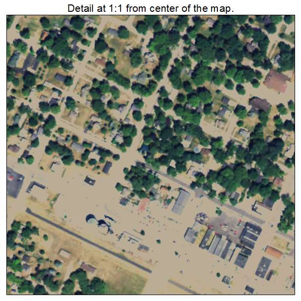 Coleman, Michigan aerial imagery detail