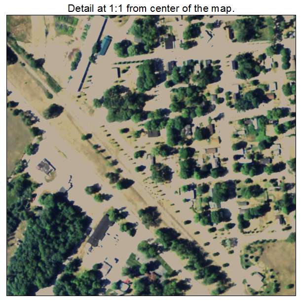 Copemish, Michigan aerial imagery detail