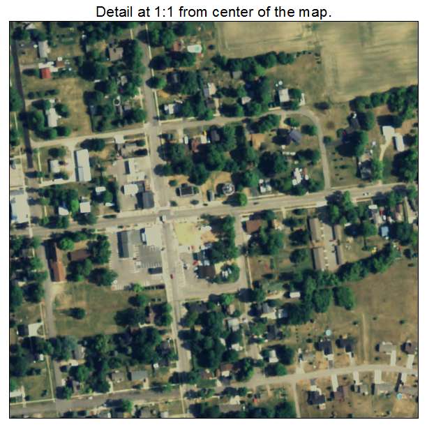 Dansville, Michigan aerial imagery detail