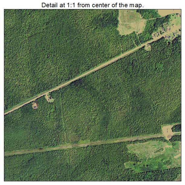 De Tour Village, Michigan aerial imagery detail