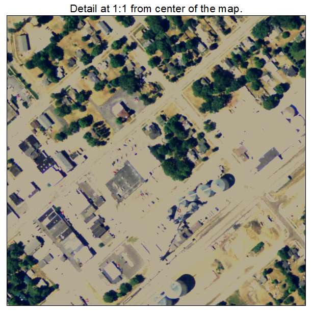 Decatur, Michigan aerial imagery detail