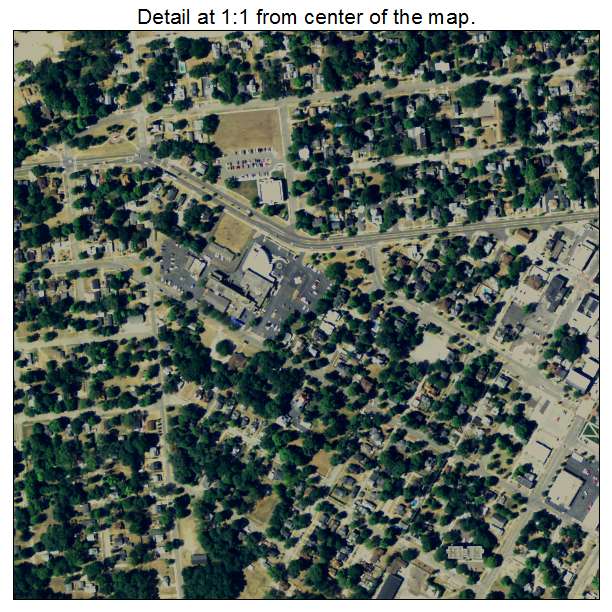 Dowagiac, Michigan aerial imagery detail