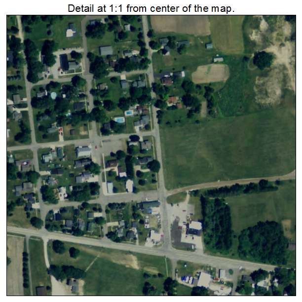 Aerial Photography Map Of Eagle MI Michigan