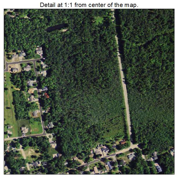 East Tawas, Michigan aerial imagery detail