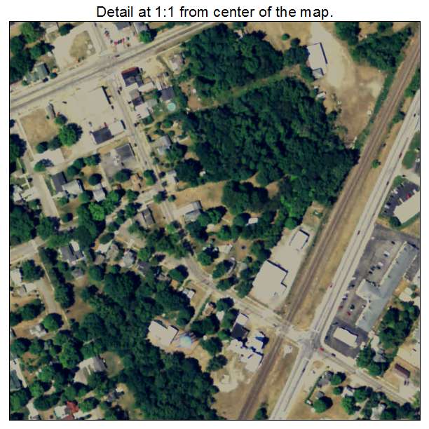 Edwardsburg, Michigan aerial imagery detail