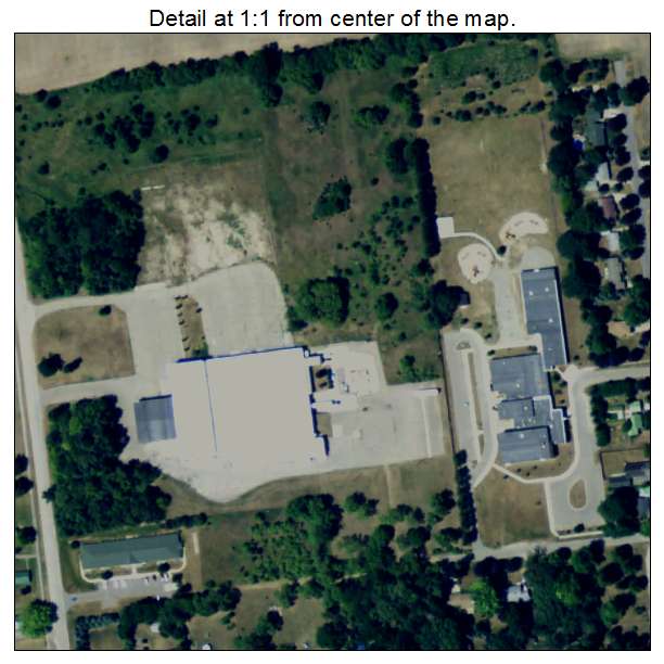 Elsie, Michigan aerial imagery detail