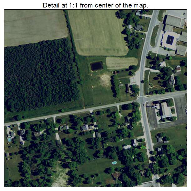 Emmett, Michigan aerial imagery detail