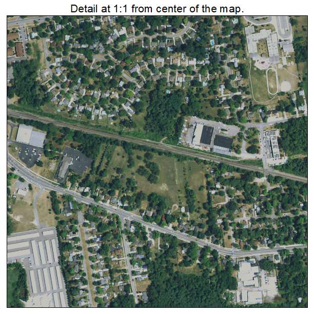 Fenton, Michigan aerial imagery detail