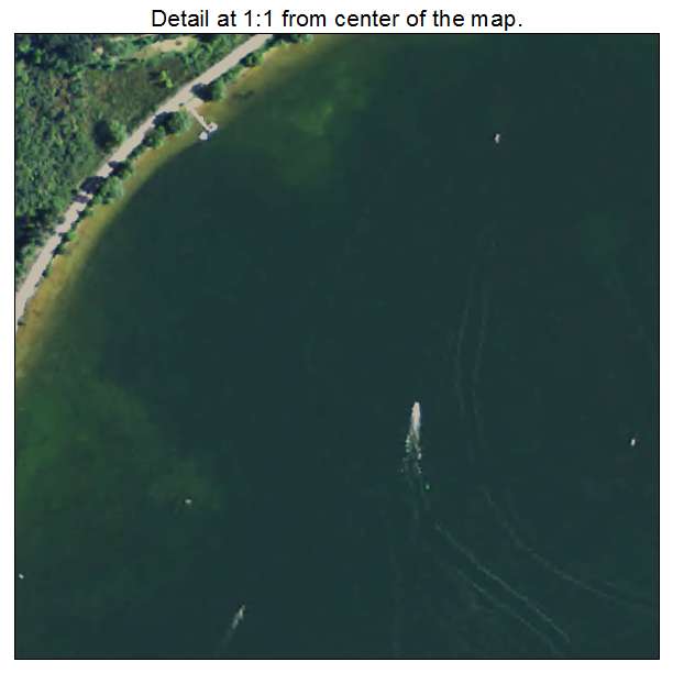 Fife Lake, Michigan aerial imagery detail