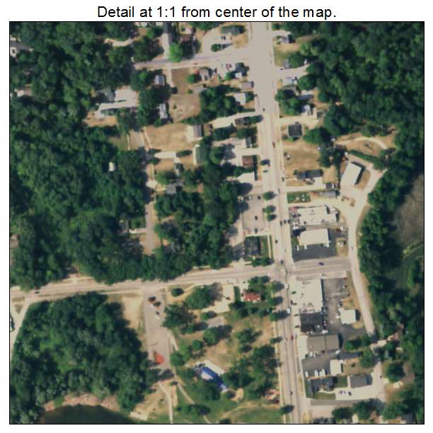 Fruitport, Michigan aerial imagery detail