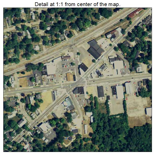Galesburg, Michigan aerial imagery detail