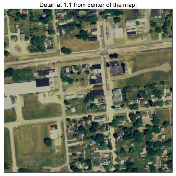 Galien, Michigan aerial imagery detail