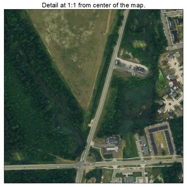 Gibraltar, Michigan aerial imagery detail