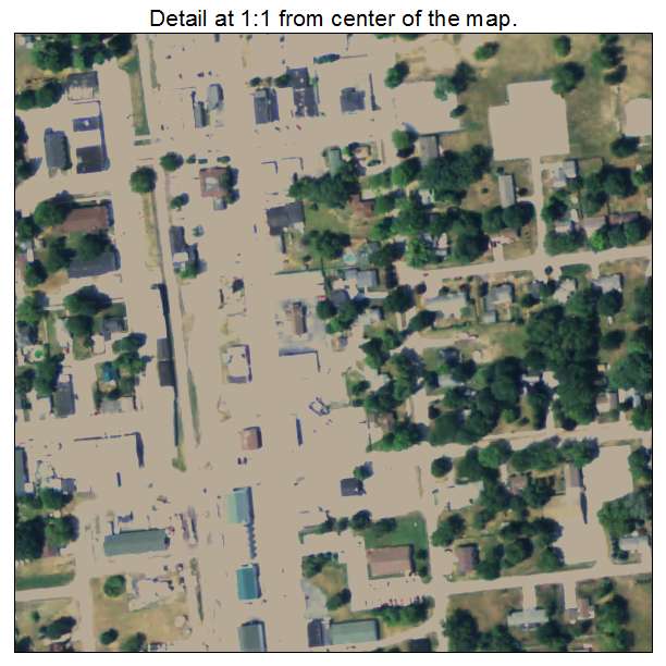 Grant, Michigan aerial imagery detail