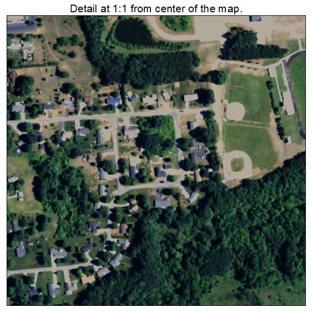Hart, Michigan aerial imagery detail