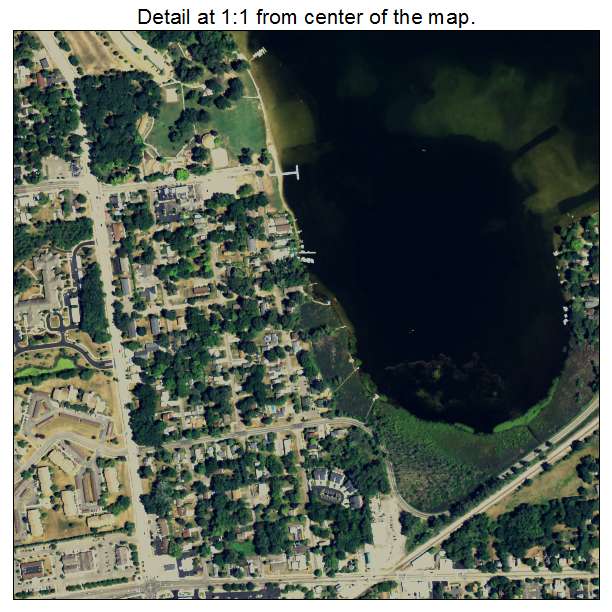 Haslett, Michigan aerial imagery detail