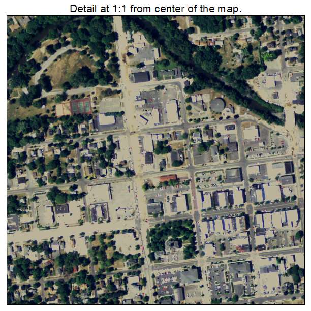 Hastings, Michigan aerial imagery detail