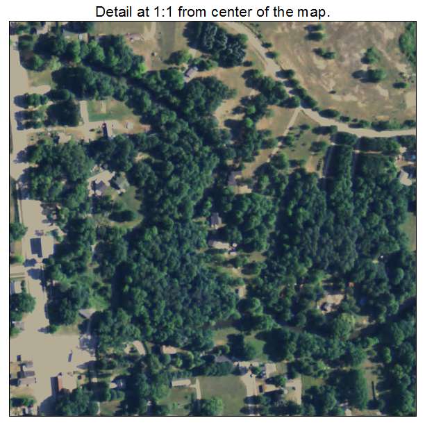 Hersey, Michigan aerial imagery detail