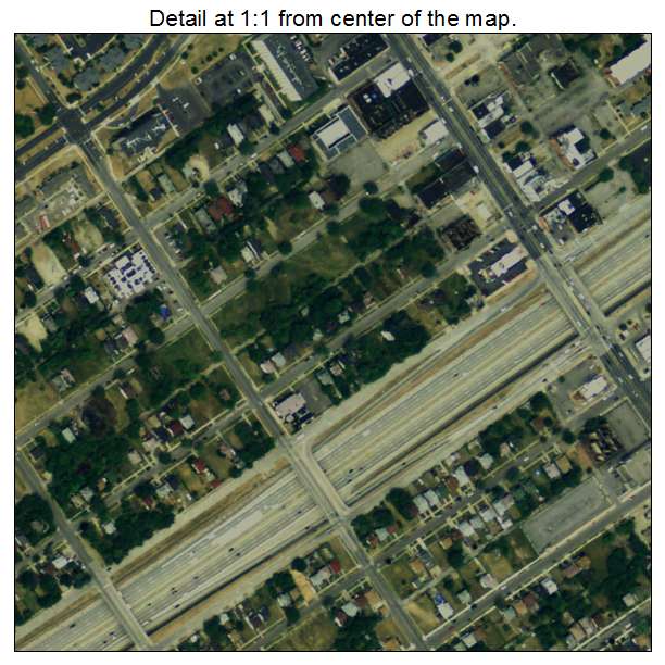 Highland Park, Michigan aerial imagery detail