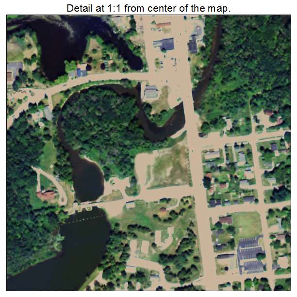 Hillman, Michigan aerial imagery detail
