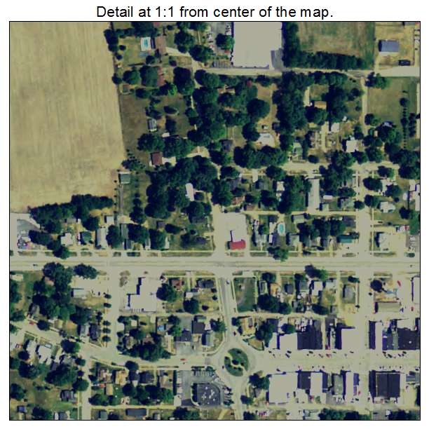 Homer, Michigan aerial imagery detail