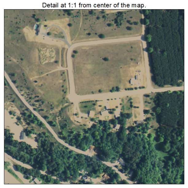 Honor, Michigan aerial imagery detail