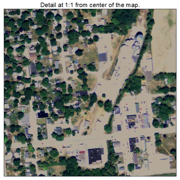 Hopkins, Michigan aerial imagery detail