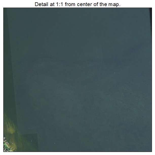 Houghton Lake, Michigan aerial imagery detail