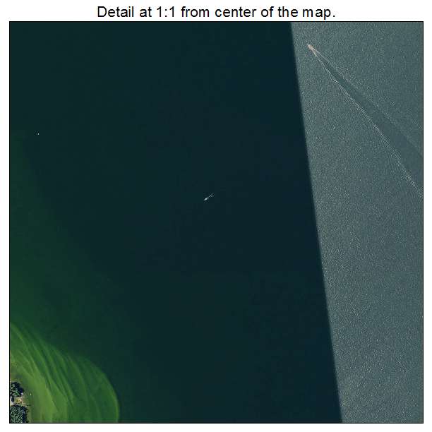 Hubbard Lake, Michigan aerial imagery detail