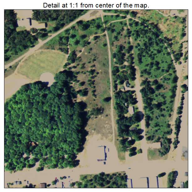 Kaleva, Michigan aerial imagery detail