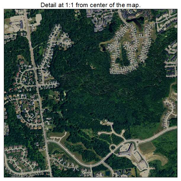 Kentwood, Michigan aerial imagery detail