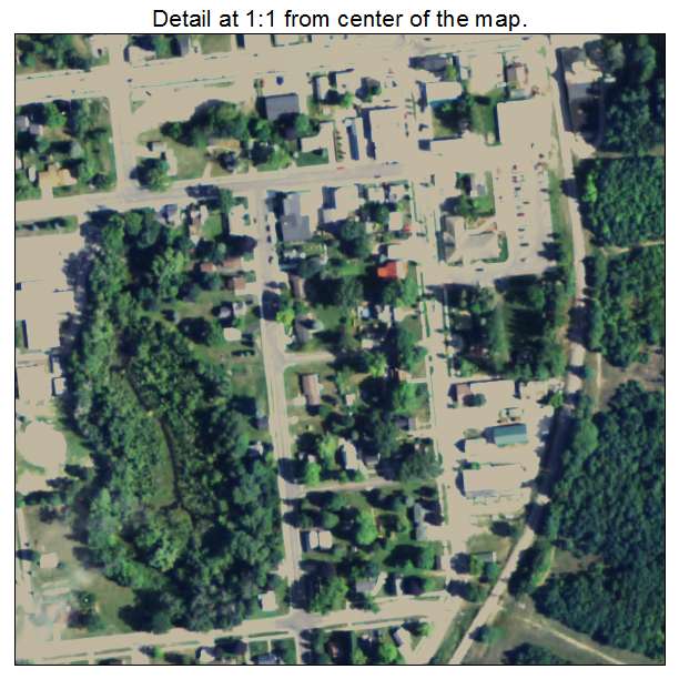 Kingsley, Michigan aerial imagery detail