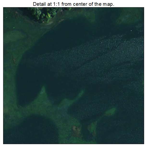 Lake Angelus, Michigan aerial imagery detail