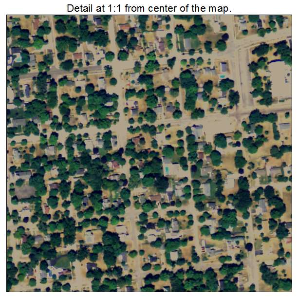 Lawton, Michigan aerial imagery detail