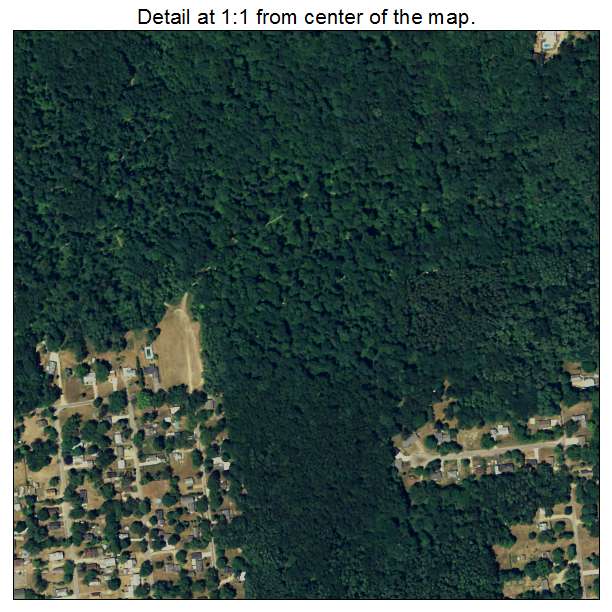 Level Park Oak Park, Michigan aerial imagery detail